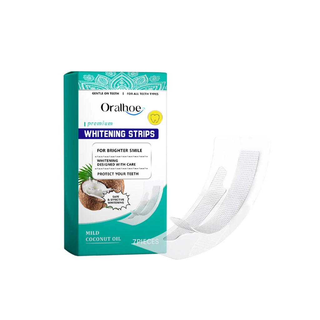 Tooth Whitening Strips Remove Tooth Stains Tartar Plaque Lighten Dark Dental Cleaning Improve Bad Breath Bleach Teeth Brightener